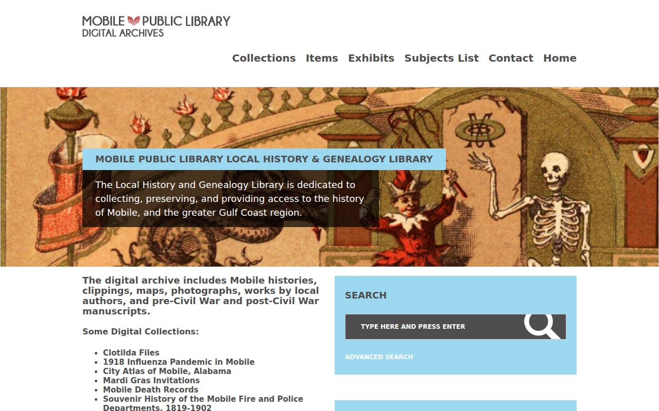Mobile County city directory digital collections and yearbooks