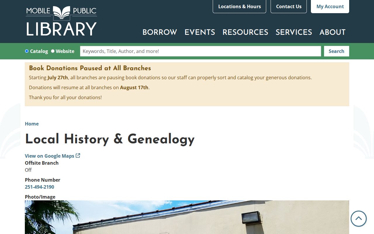 Mobile County city directory Local History and Genealogy branch