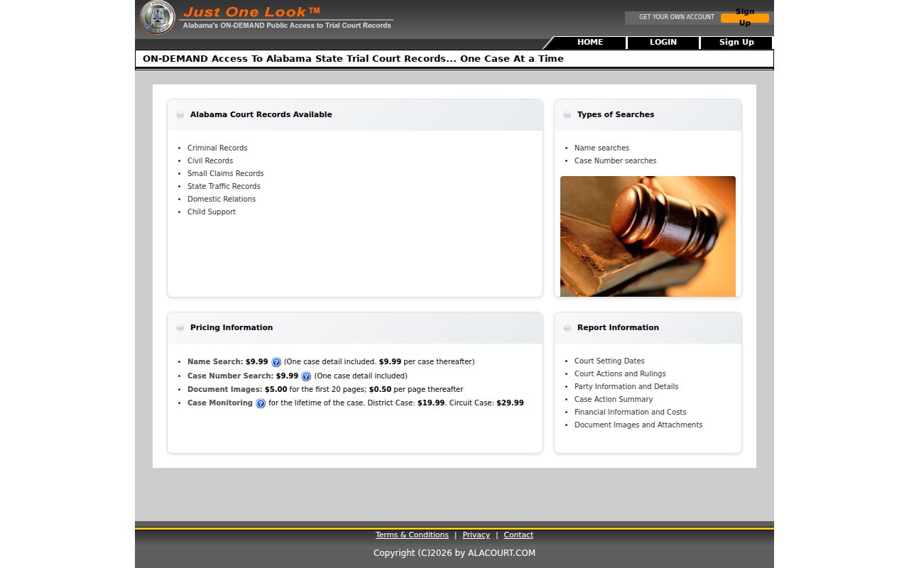 Mobile County residents directory court records portal