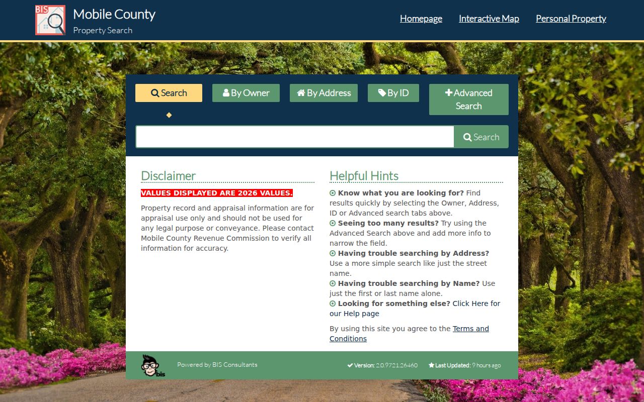Mobile County residents directory property search