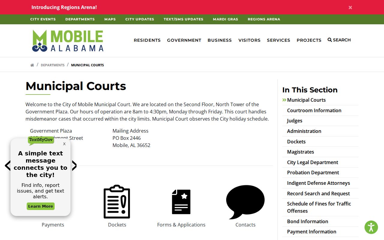 Mobile County neighbors municipal court source
